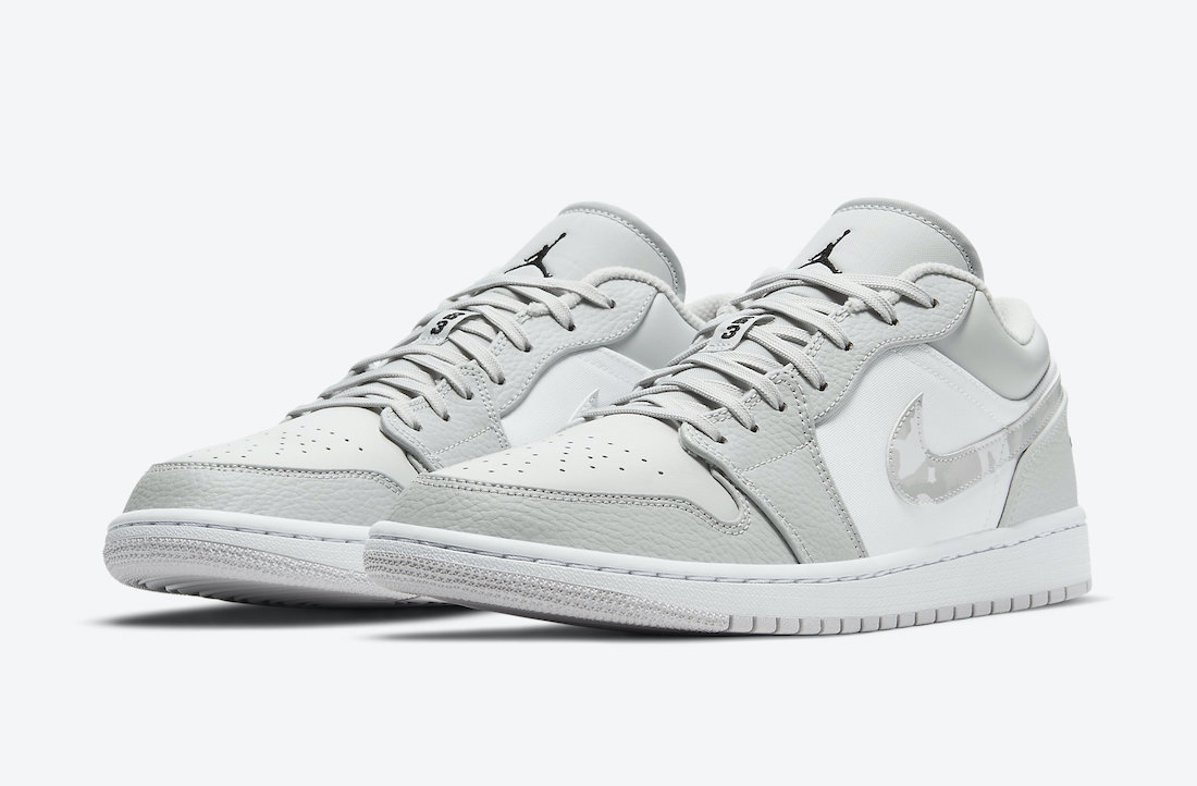 Air Jordan 1 Low -White Camo