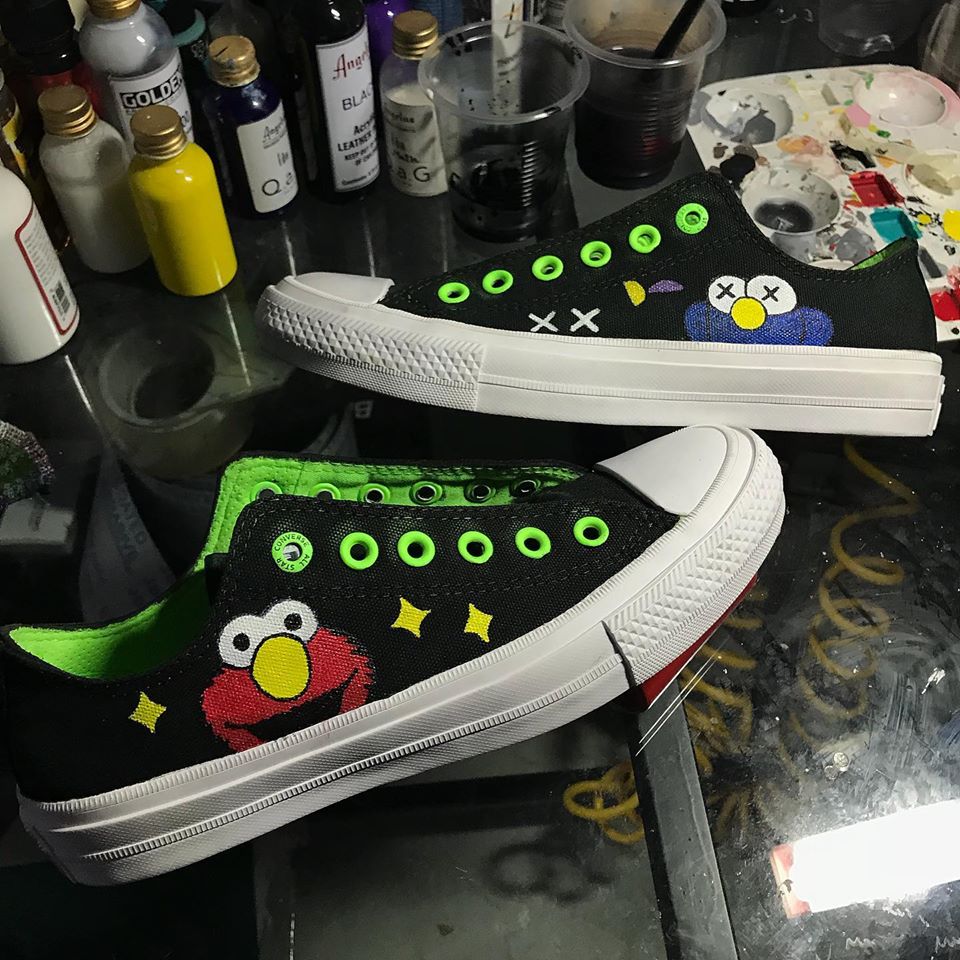 Chuẩn bị dụng cụ custom/vẽ/độ giày