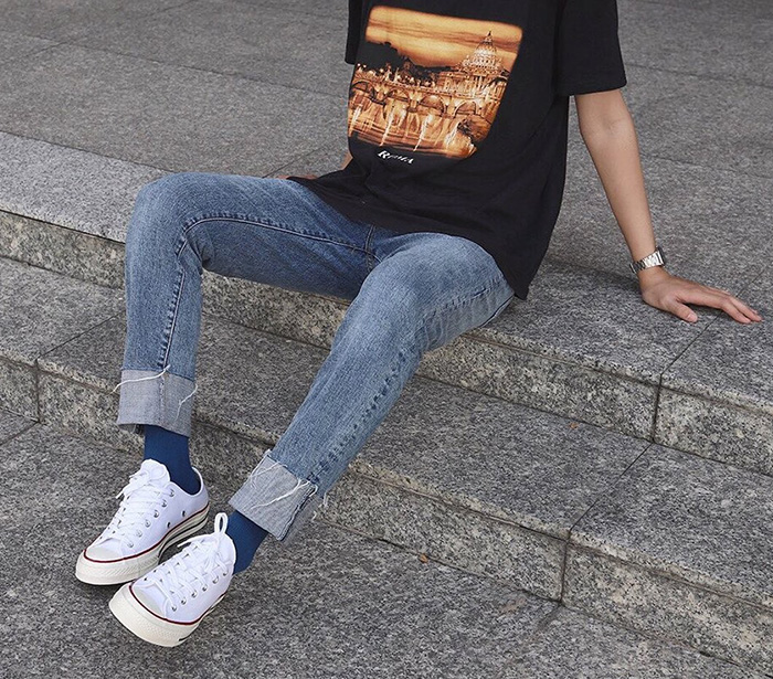 Giày converse 1970s trắng cổ thấp thiết kế năng động, trẻ trung