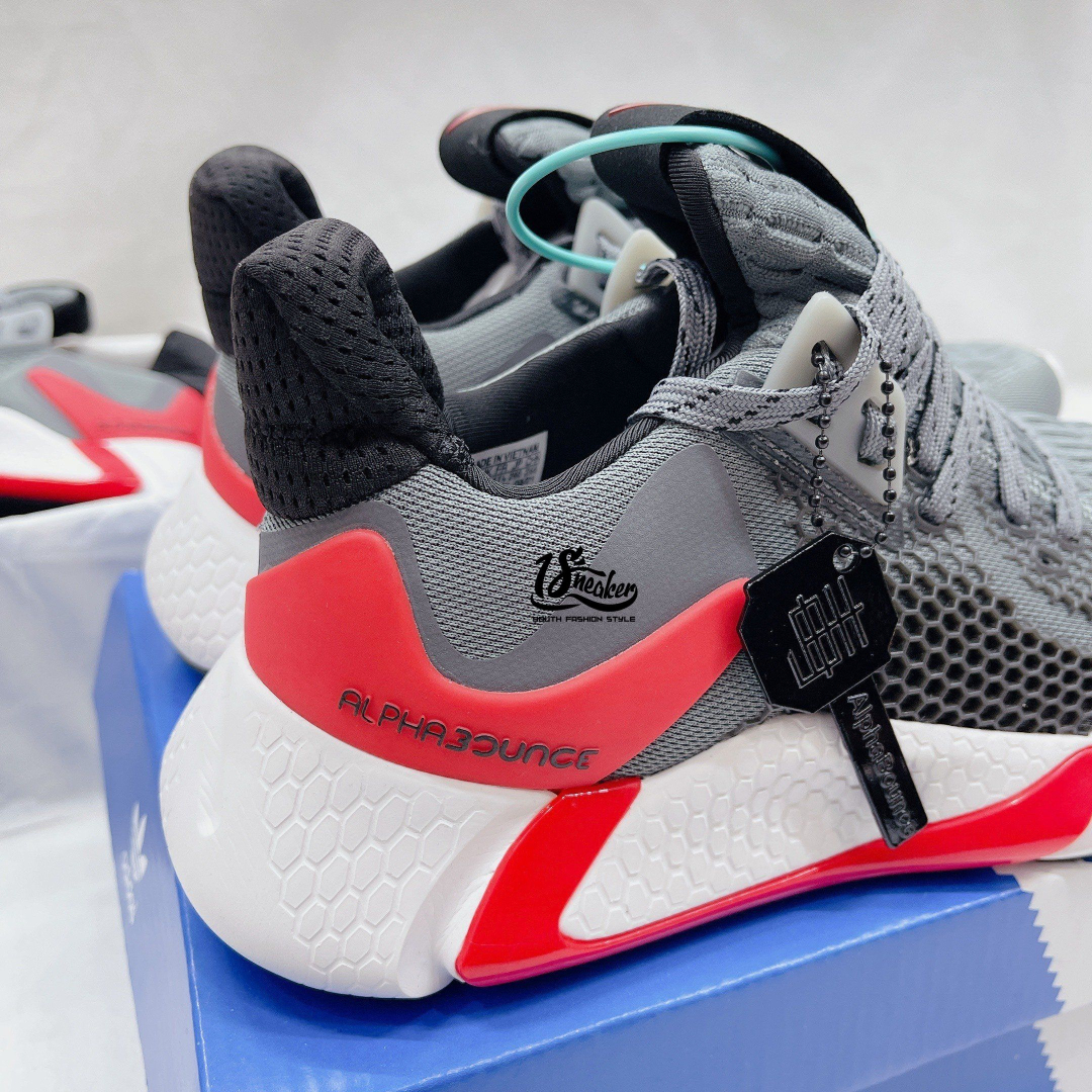 Adidas Alphabounce Instinct M Xám Đỏ Siêu Cấp
