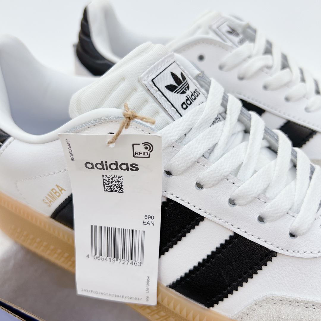 Giày Adidas Samba OG White Black Gum Siêu Cấp
