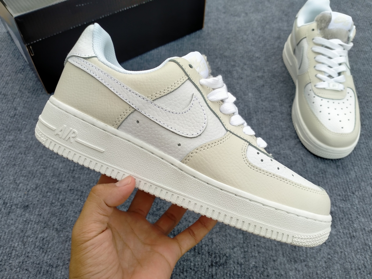 Nike air force 1 trắng sữa siêu đẹp chuẩn rep 11