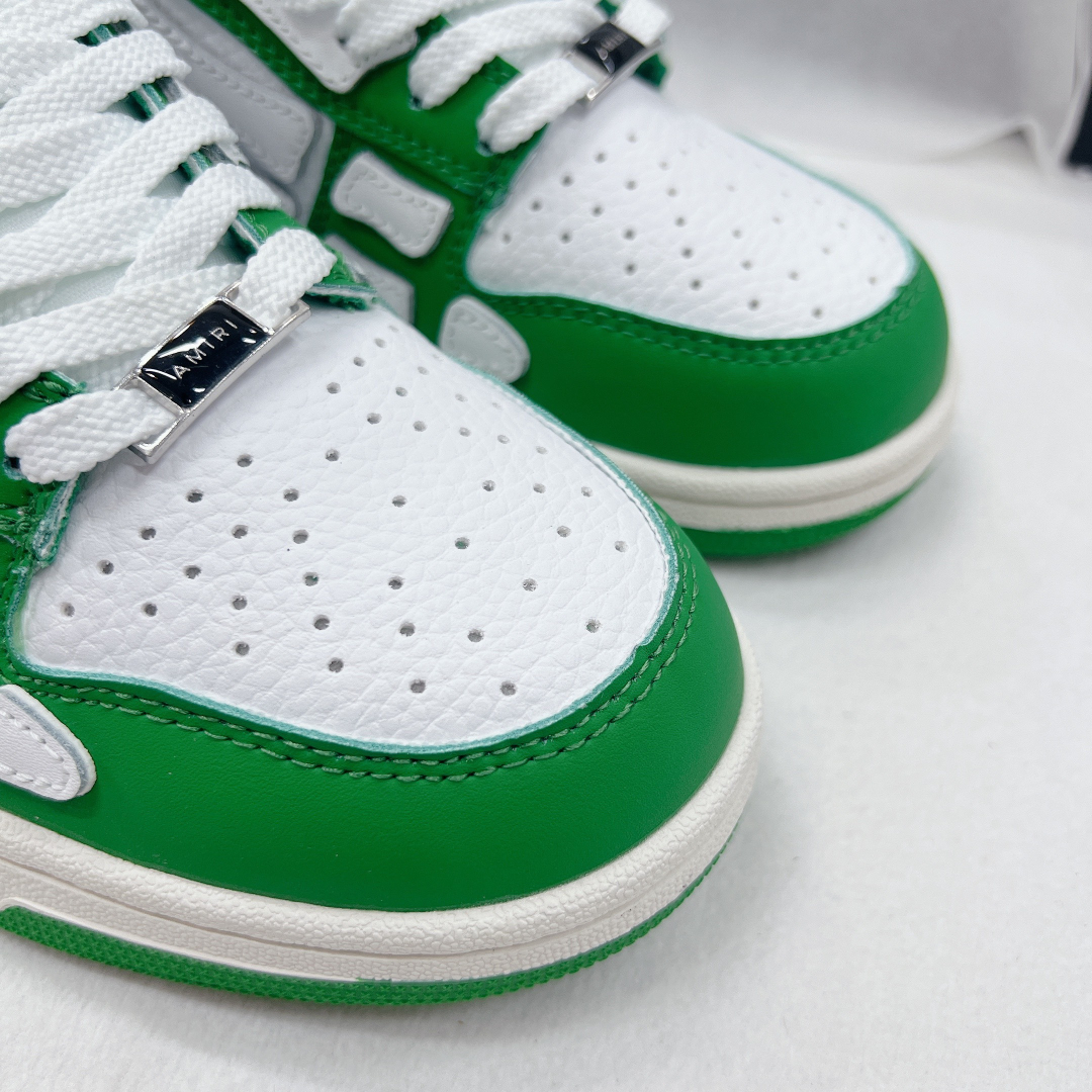 Giày Amiri Skel-top Low Green Xanh Lá Siêu Cấp