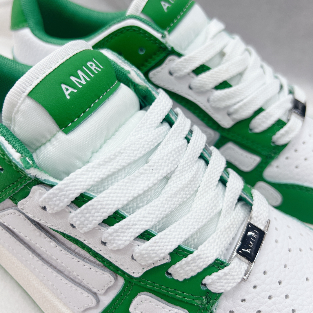 Giày Amiri Skel-top Low Green Xanh Lá Siêu Cấp