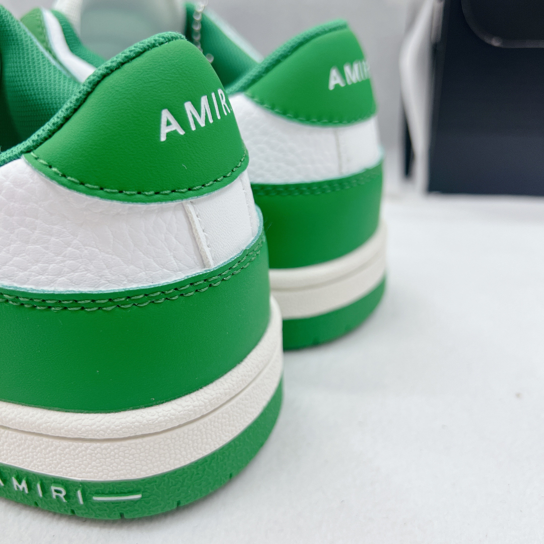 Giày Amiri Skel-top Low Green Xanh Lá Siêu Cấp