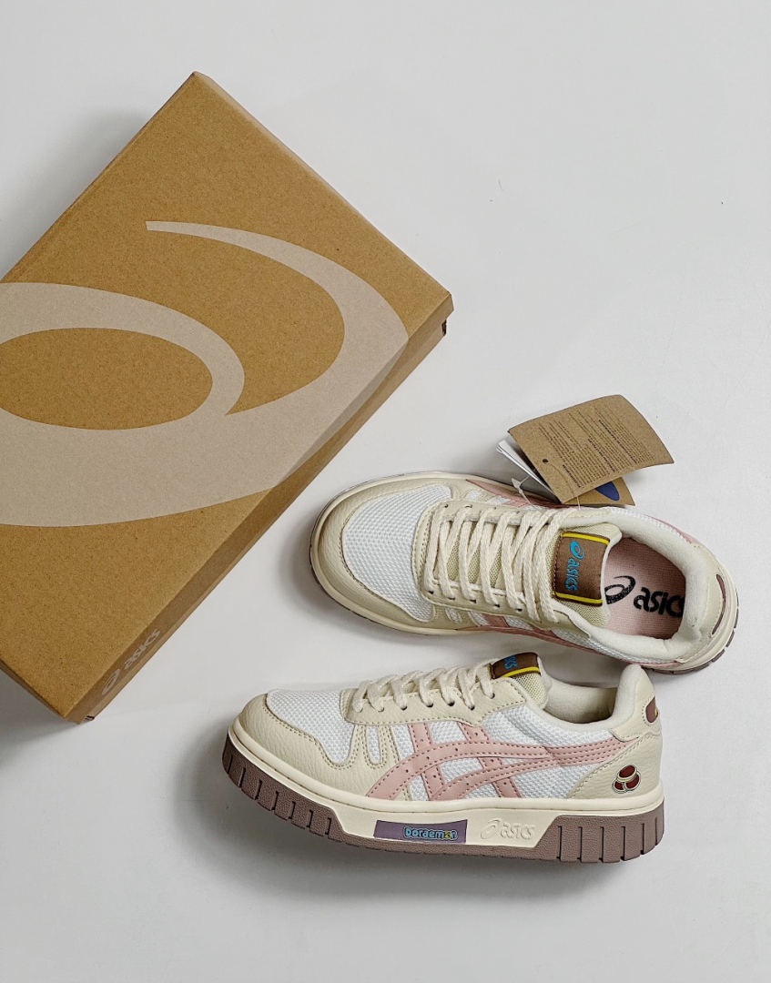 Giày Asics Doraemon Court Mz Cream White Siêu Cấp