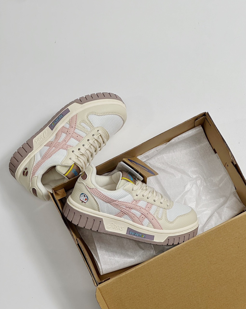 Giày Asics Doraemon Court Mz Cream White Siêu Cấp