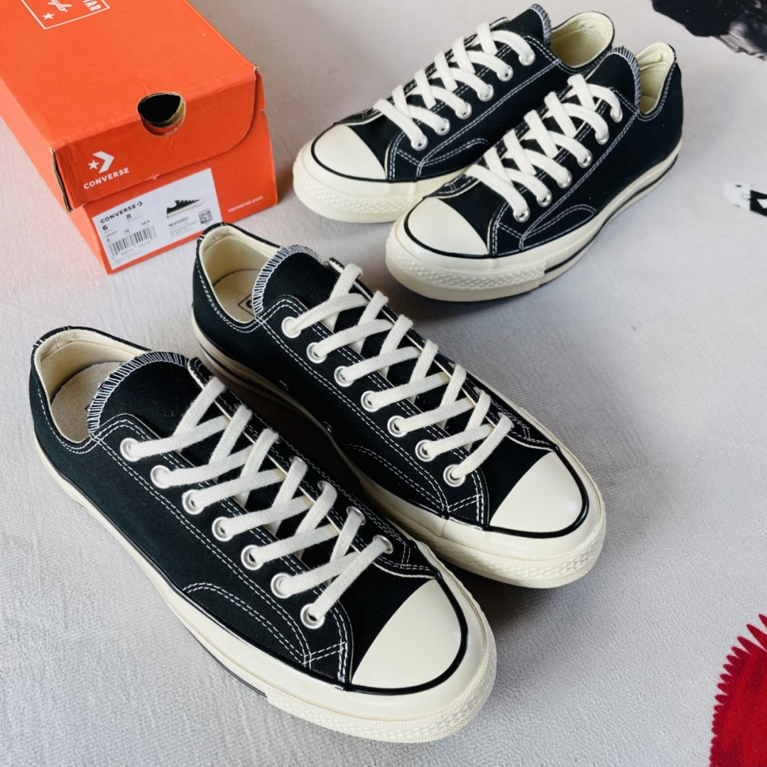 Giày thể thao converse đen chuẩn rep 11