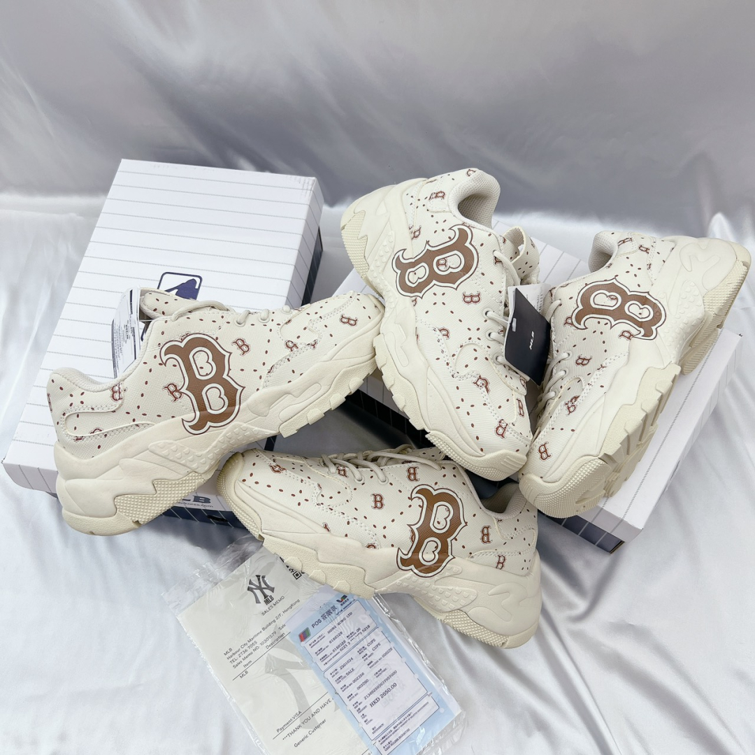 Giày mlb chunky big ball saffiano diamond