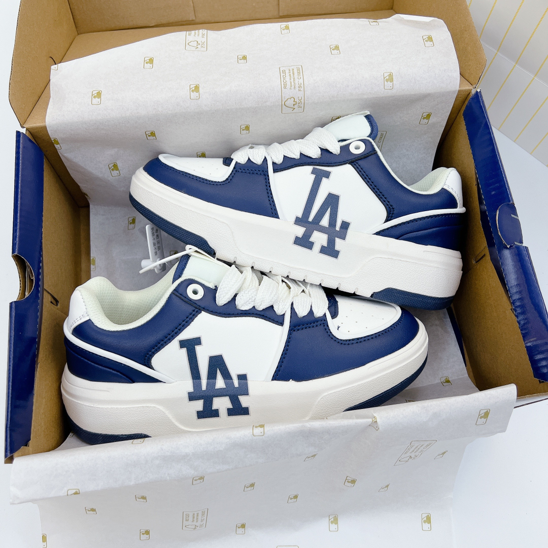 Gi&agrave;y MLB Chunky Liner LA Navy Unisex Low Si&ecirc;u Cấp