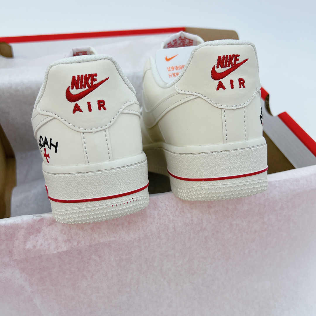 Giày Nike Air Force 1 Low Noah Cream Red White Siêu Cấp