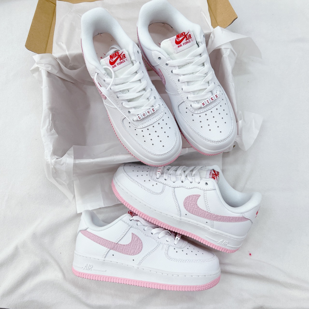 Gi&agrave;y Nike Air Force 1 Pink Love Si&ecirc;u Cấp