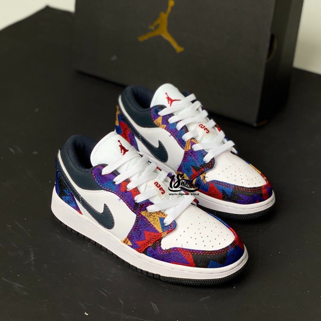 Nike jordan low thổ cẩm siêu cấp không ngừng hot