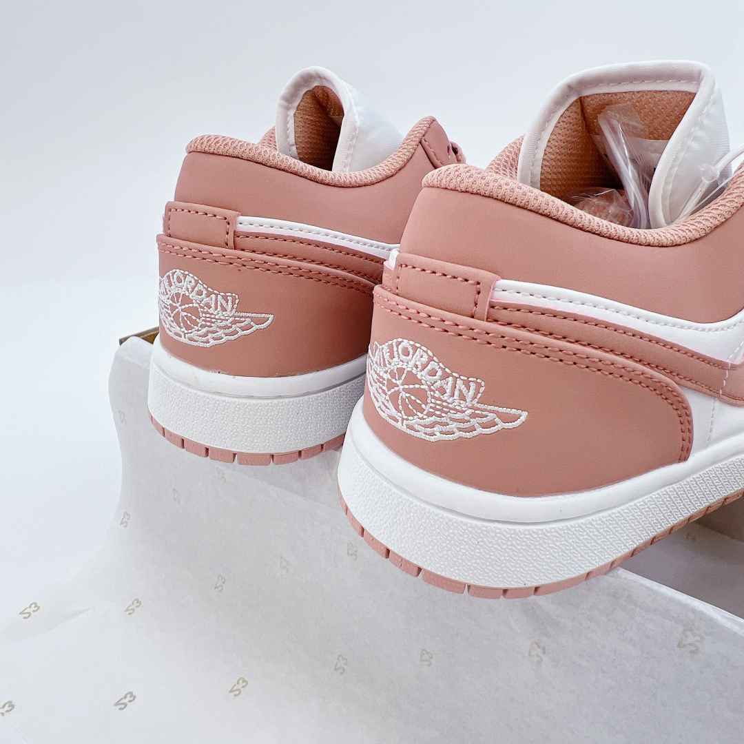 Gi&agrave;y Nike Air Jordan 1 Low Salmon Pink Si&ecirc;u Cấp