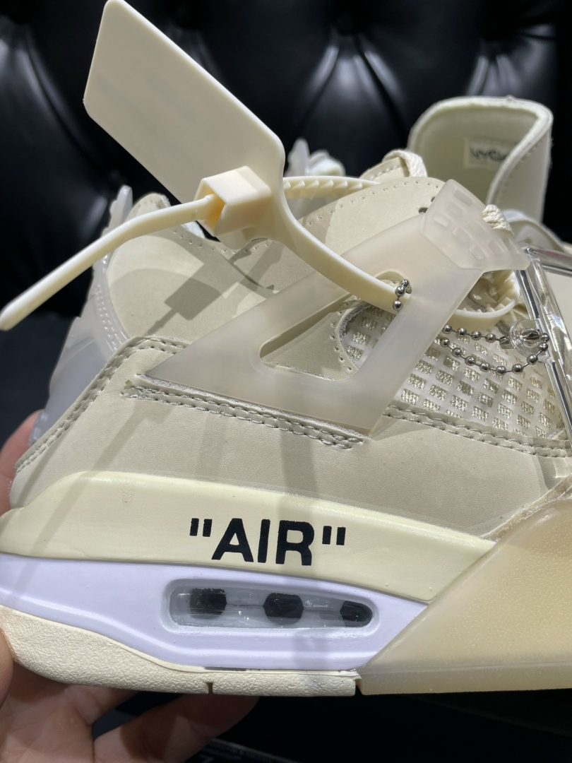 GIÀY NIKE AIR JORDAN 4 Retro Off-White Sail Siêu Cấp CỰC CHẤT