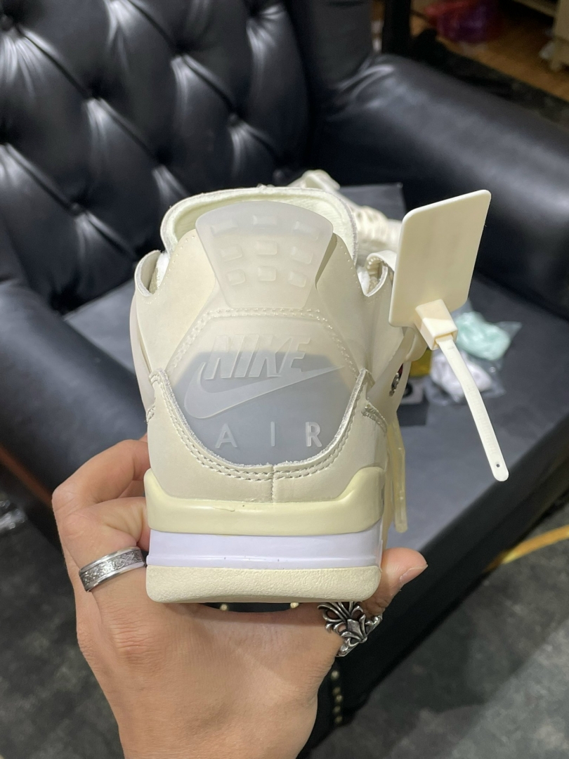 GIÀY NIKE AIR JORDAN 4 Retro Off-White Sail Siêu Cấp CỰC CHẤT