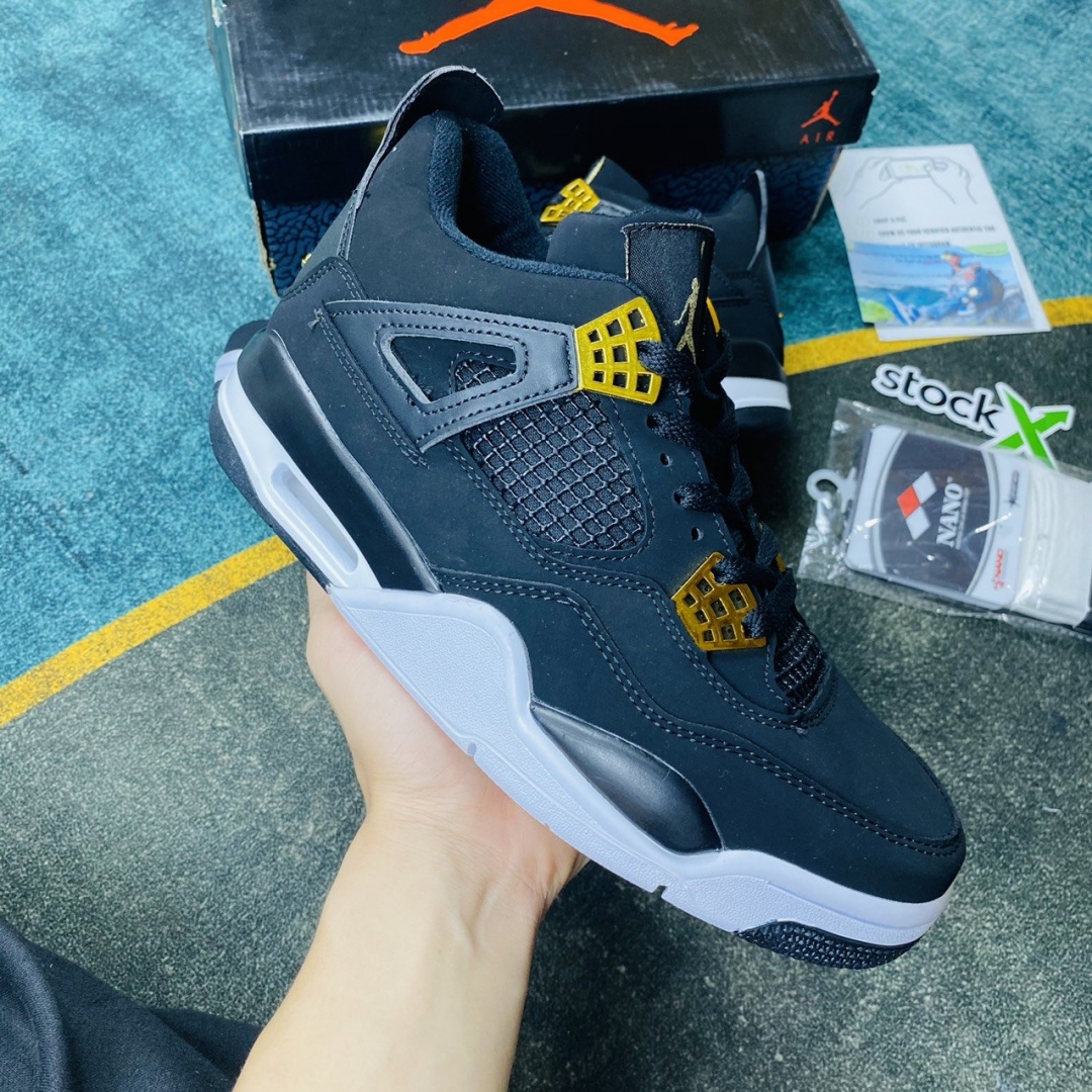 Nike jordan 4 royalty black gold siêu cấp tại 1999sneaker