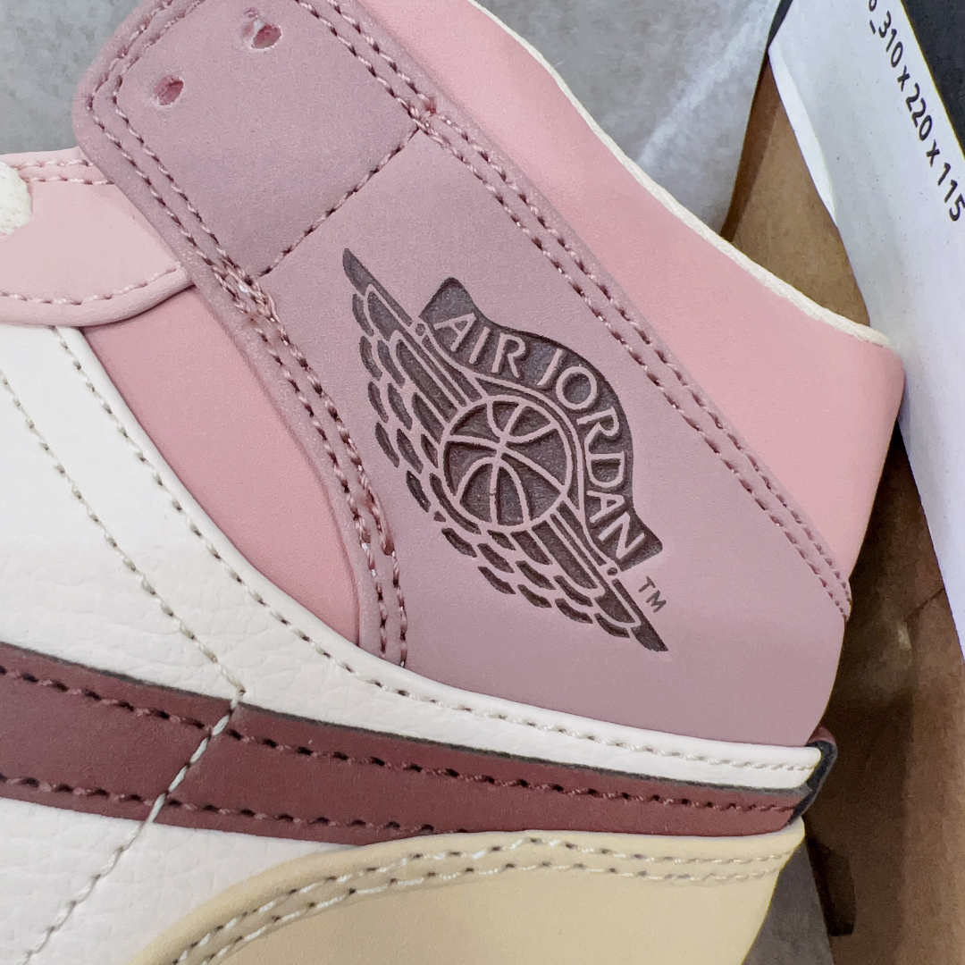 Giày Nike Jordan 1 Mid SE DArk Pony Smoky Mauve Siêu Cấp