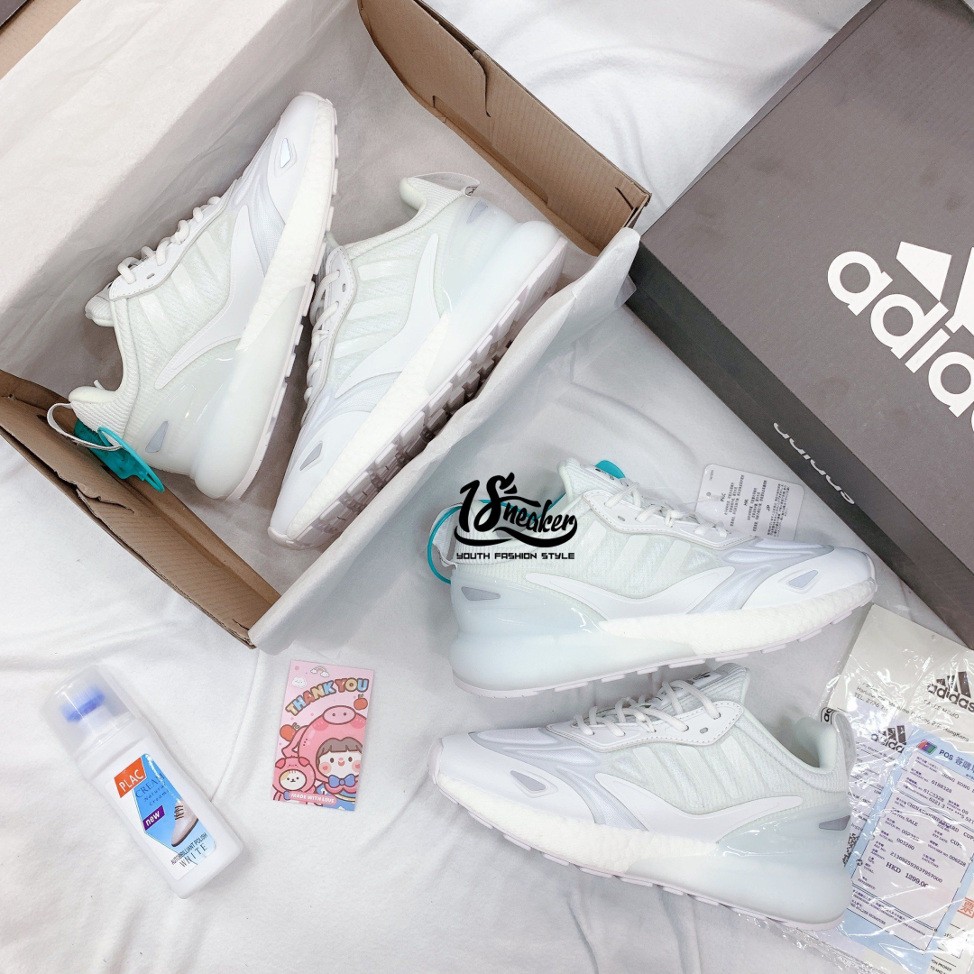 Giày sneaker adidas zx boost white