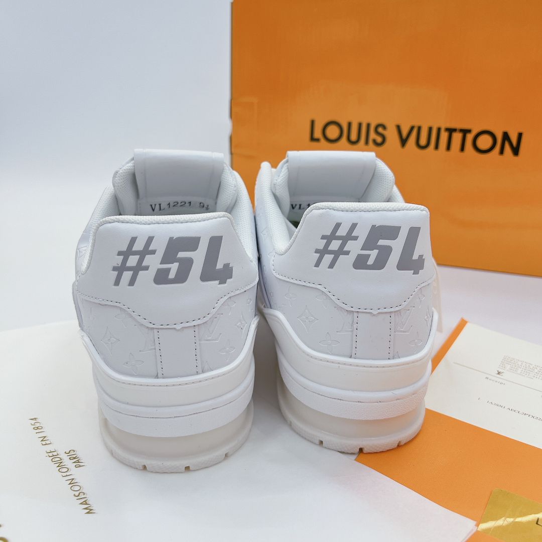 Giày Thể Thao Louis Vuitton LV Trainer White Siêu Cấp