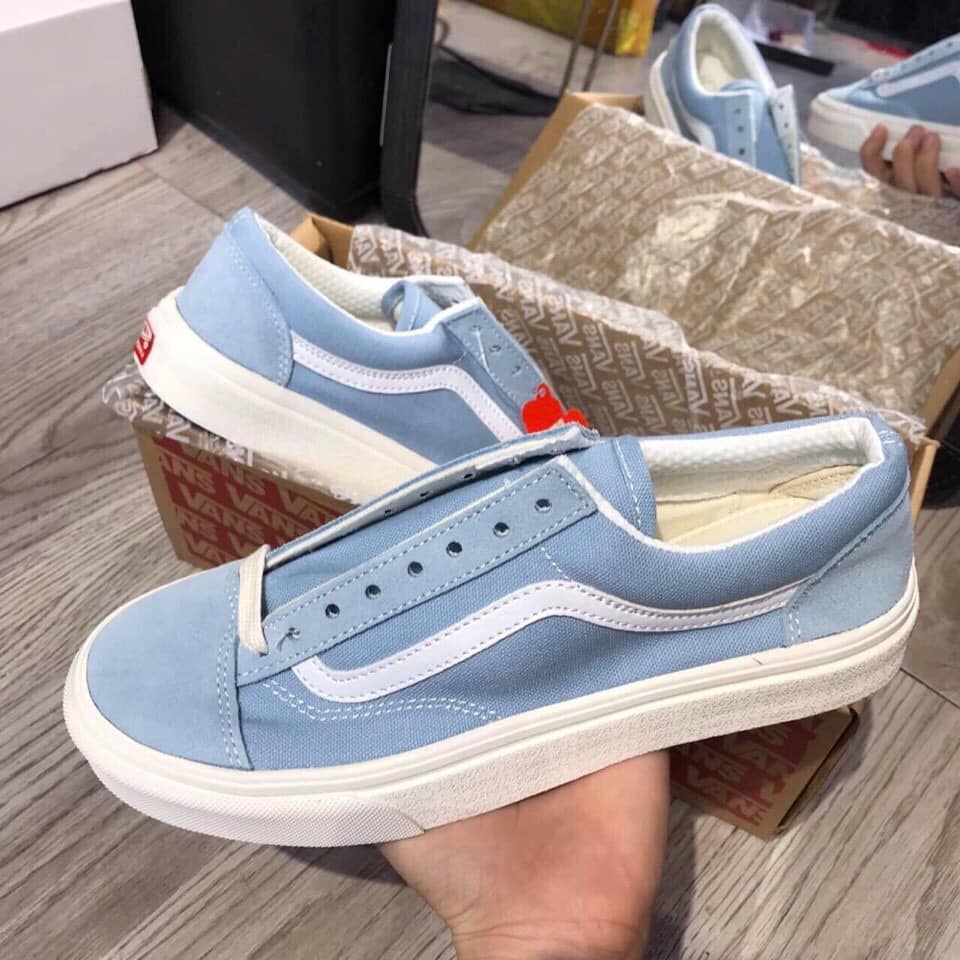 Giày Vans màu xanh nước biển tuyệt đẹp