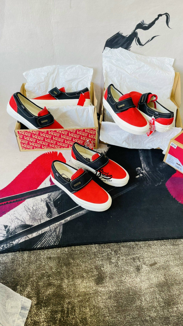 gi&agrave;y vans slip đỏ cực chất