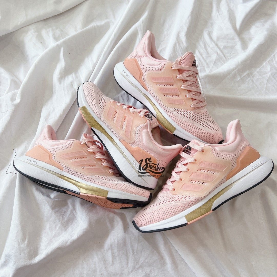 giày chạy bộ eqt rep 11 màu hồng cho các bạn nữ