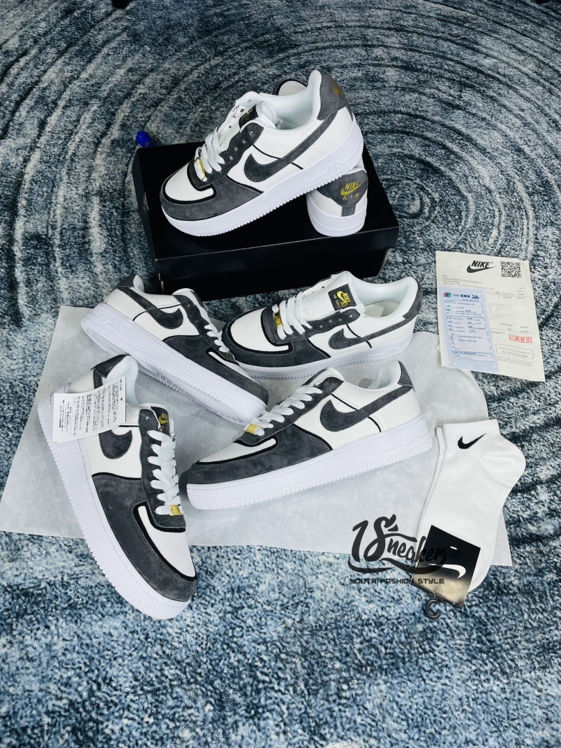 nike af1 lông xám, xu hướng giày 2022 cho các bạn nam và nữ