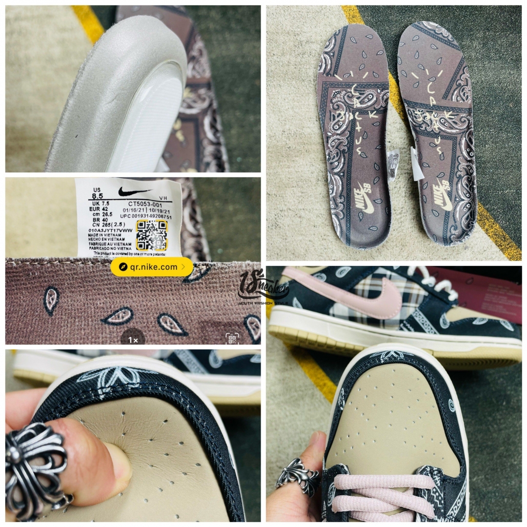 Soi thông tin chi tiết Giày Nike hot 2022 SB Dunk Travis Scott