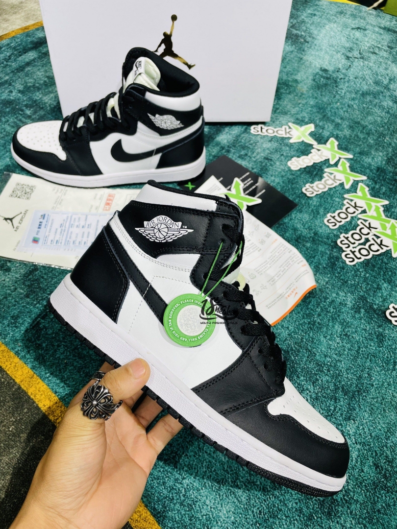 Giày Nike Air Jordan 1 Đen Trắng Retro High Black White