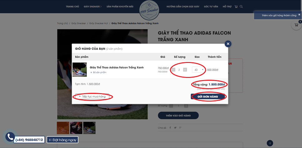 Kiểm tra giỏ h&agrave;ng