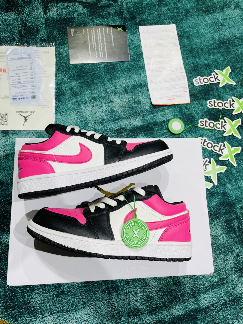 giày thể thao low đen hồng trắng rep 11 cực đỉnh