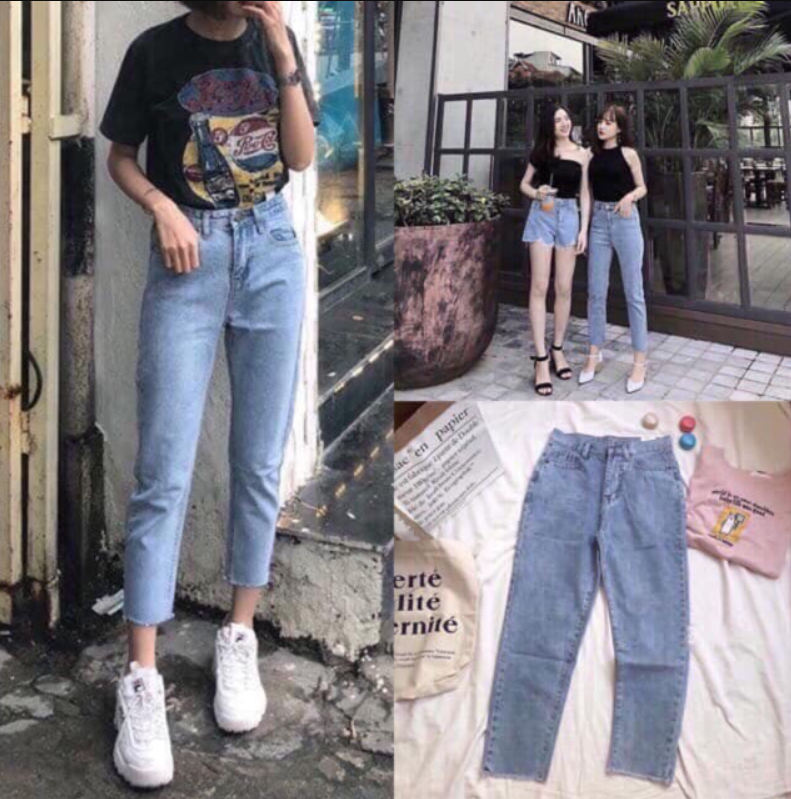 Mặc quần baggy jean đi giày gì hợp bây giờ?