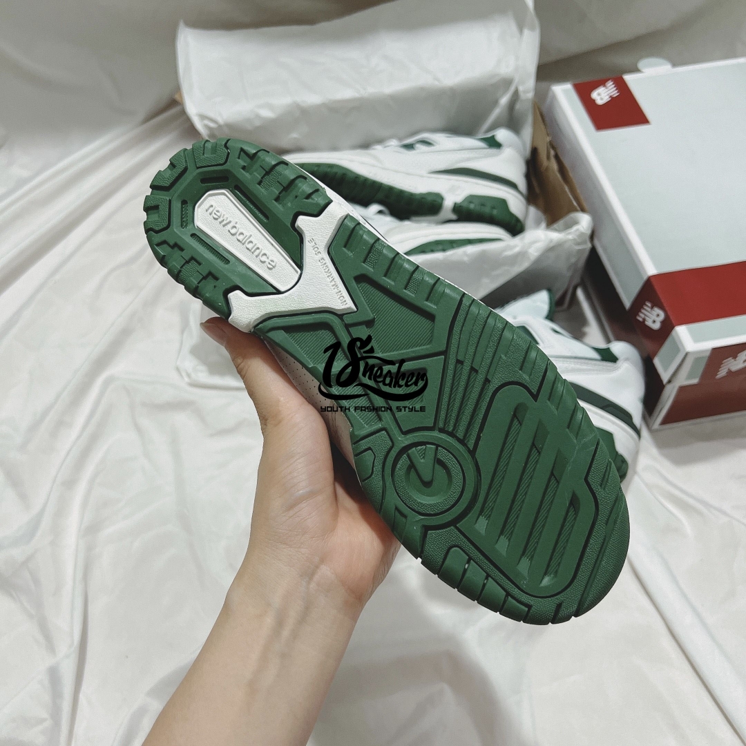Đế giày new balance 550 white green
