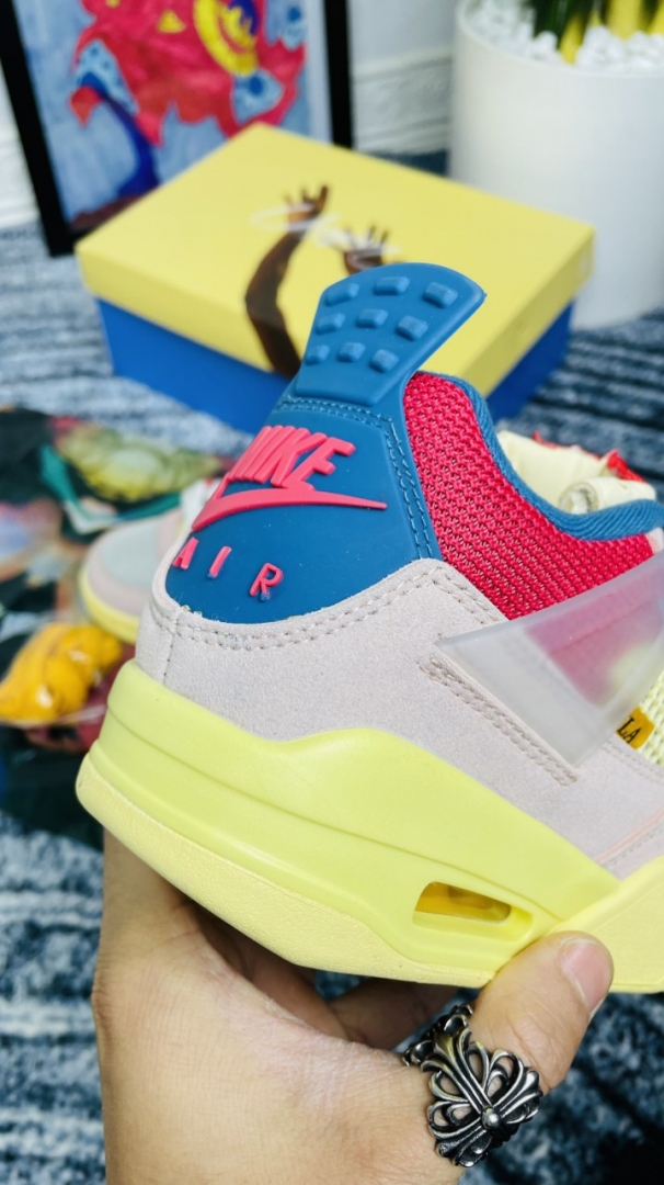 Nike Jordan 4 Retro x Union Guava Ice Like Auth
