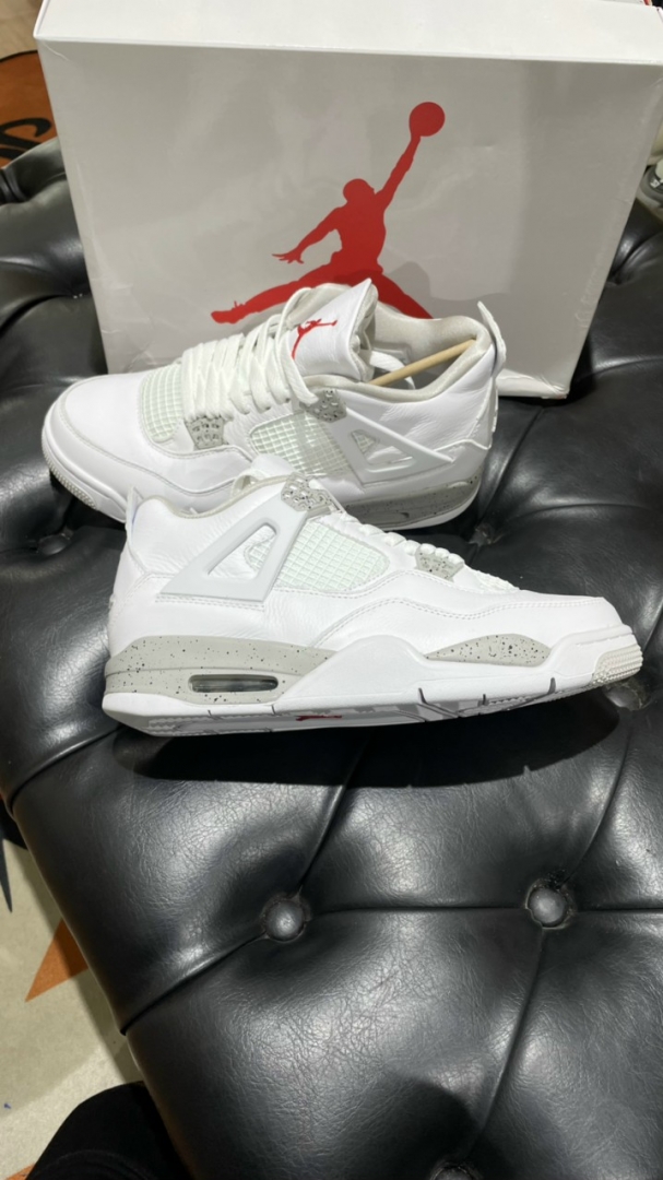Jordan 4 Retro Pure Money logo đỏ Siêu Cấp