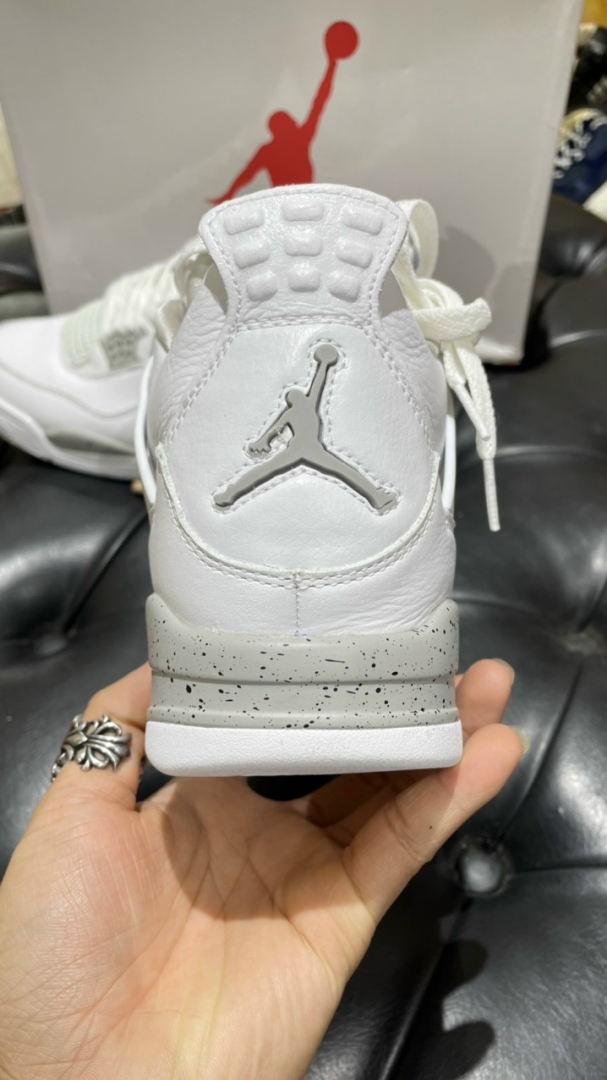 Jordan 4 Retro Pure Money logo đỏ Siêu Cấp