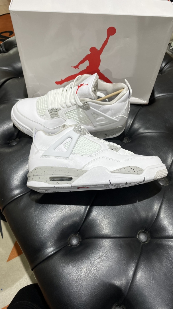 Jordan 4 Retro Pure Money logo đỏ Siêu Cấp