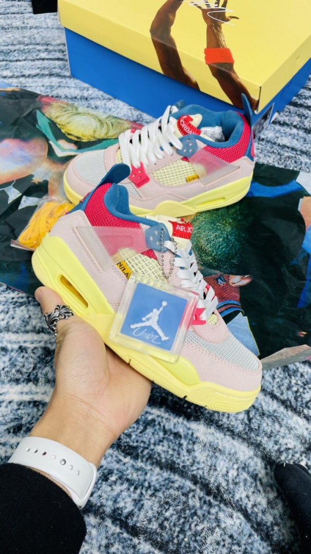  Nike Jordan 4 Retro x Union Guava Ice Like Auth