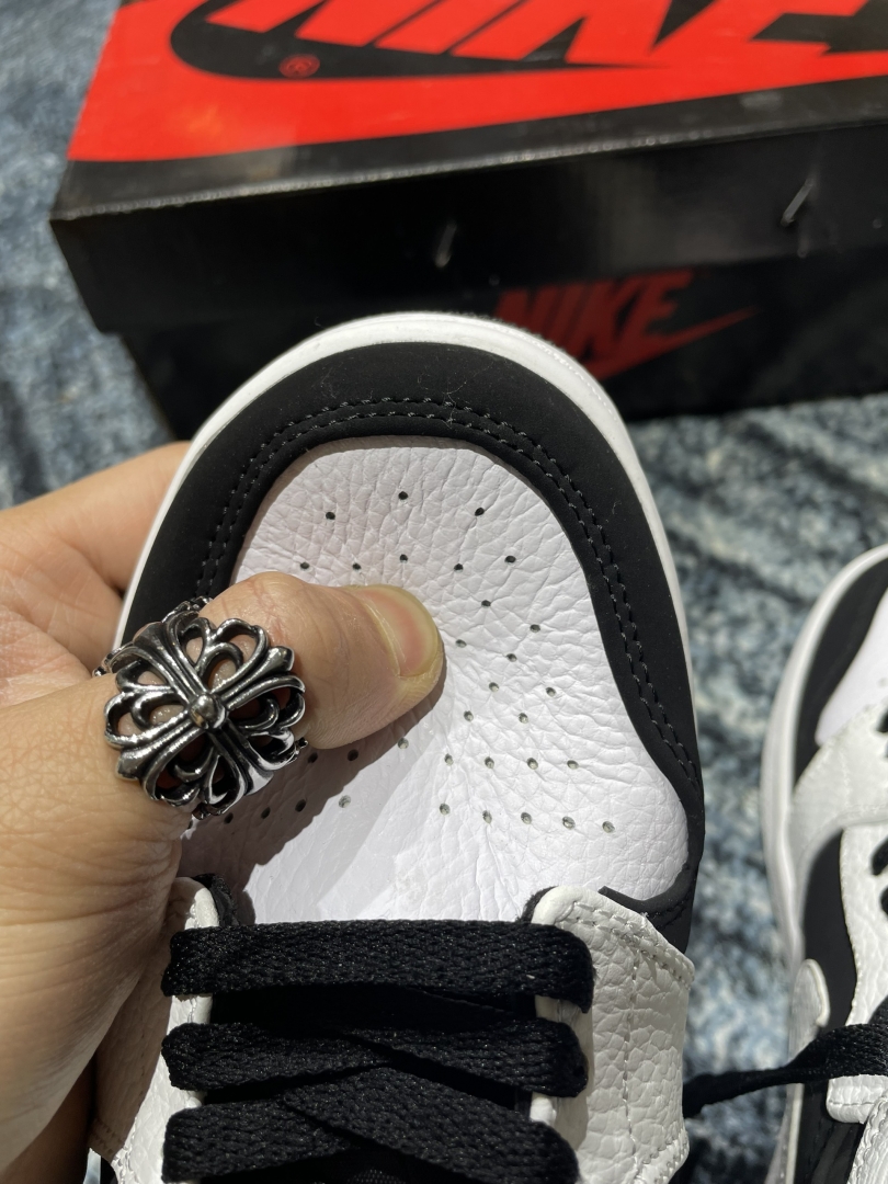 Cận cảnh phần uper tuyệt đỉnh của em giày jordan high