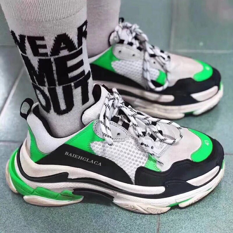 Balenciaga Trip S viền Xanh lá - Thuộc mẫu các đôi giày sneaker đẹp nhất 2020